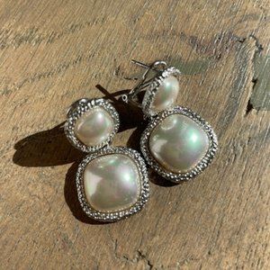 Mother of Pearl & Sterling Silver Earings